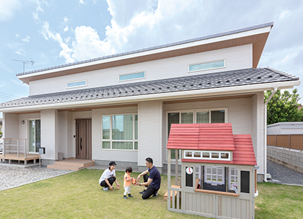 やすらぎのある平屋の家